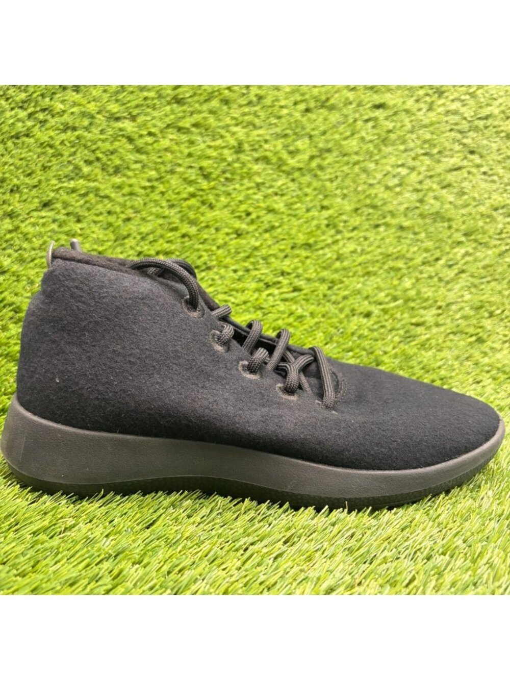 Allbirds Wool Runner Up Mizzle Mens Size 9 Black Athletic Running Shoes Sneakers
